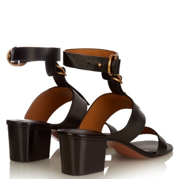 CHLOÉ Kingsley Leather Ankle-Strap Sandals - Picture 5 of 8